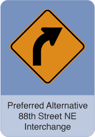TTTProjects Corridor preferred alternative 88thstreet interchange link icon.